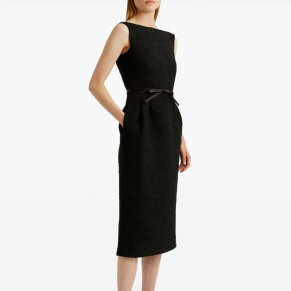 BNWT AW24 ERDEM SLEEVELESS MIDI TWEED PENCIL DRESS 2 - Picture 10 of 13